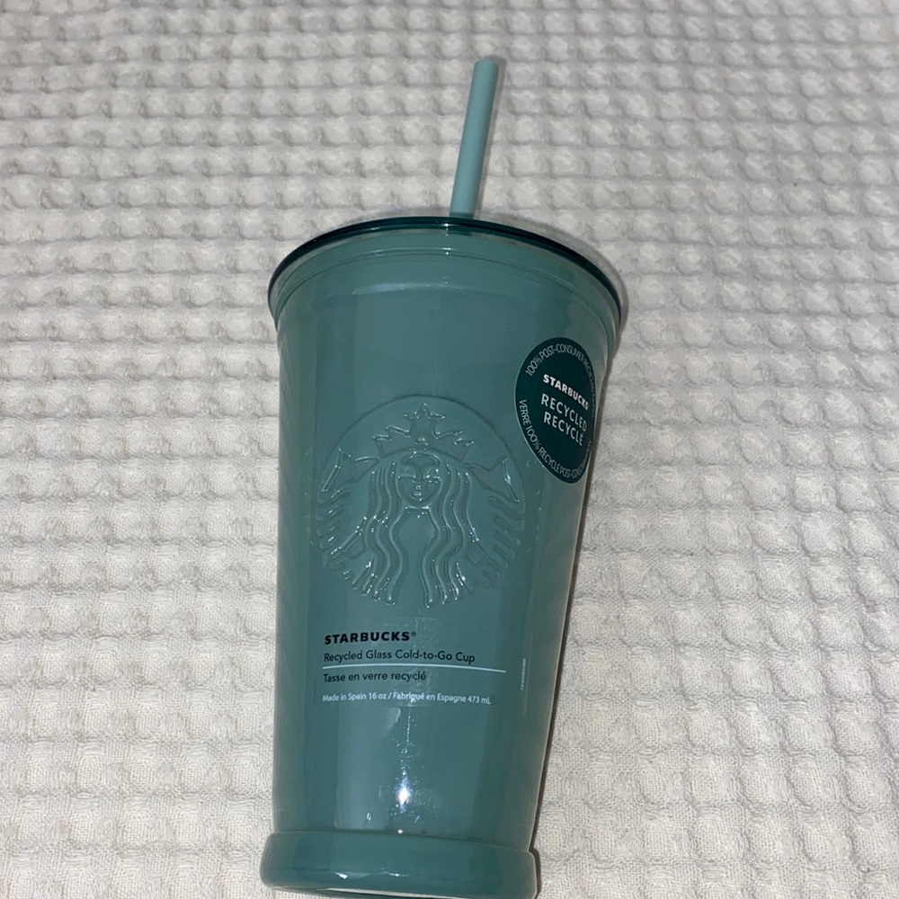 Starbucks glass earth day tumbler